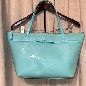 Kate Spade Aqua Blue Tote Bag